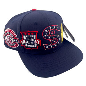 Pro Standard Chicago White Sox Double Front Logo‎ Patch MLB Navy Snapback Hat